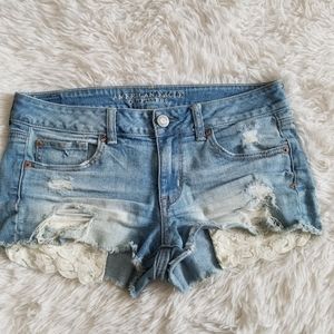 American Eagle Shortie Shorts, Sz.8